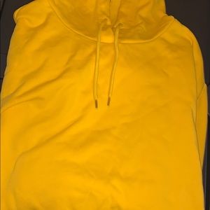 Yellow hoodie